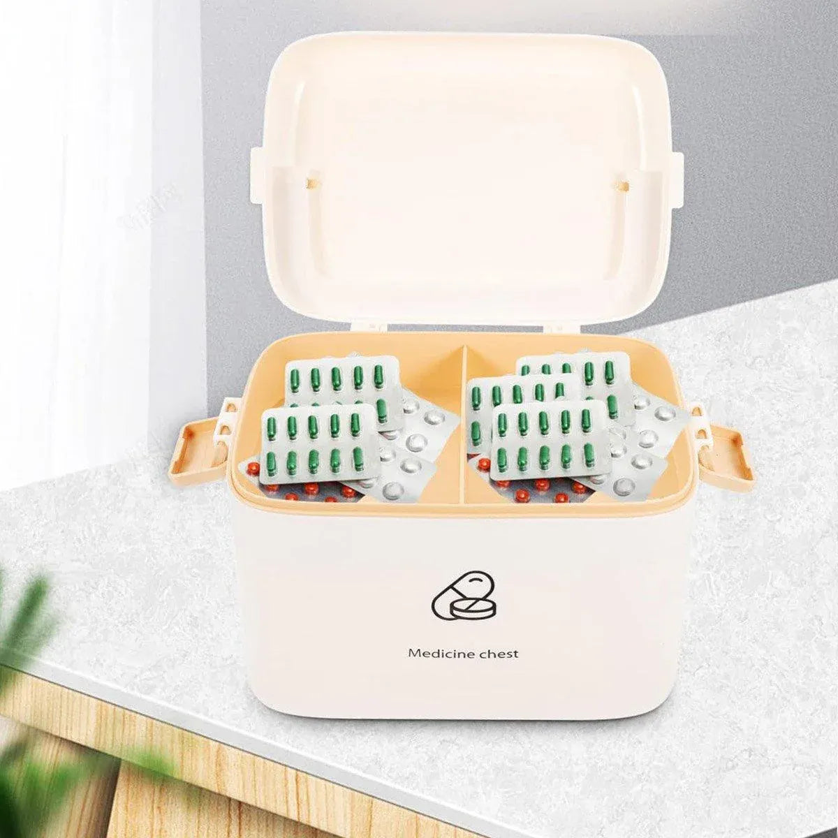 Medicine Cabinet Household Organizer Storage Emergency First Aid Kit Organizer V528-MEDICINE-KIT-126579