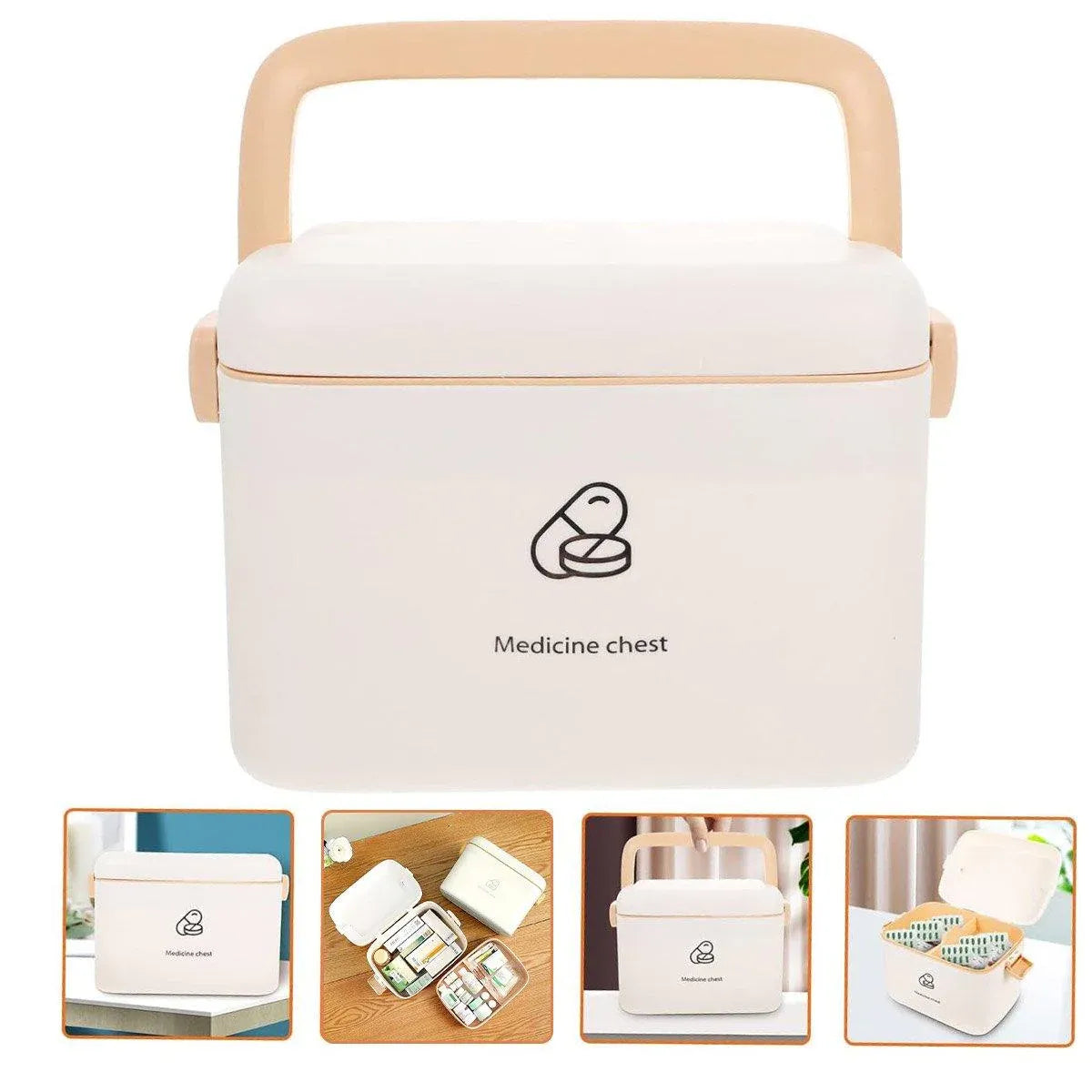 Medicine Cabinet Household Organizer Storage Emergency First Aid Kit Organizer V528-MEDICINE-KIT-126579