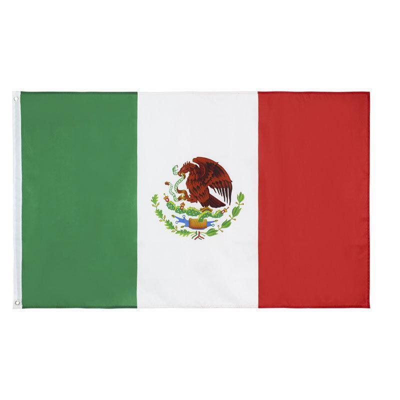 Large Mexico Mexican Flag Heavy Duty Outdoor Mx 90X150Cm - 3X5Ft V528-MEICANFLAG-500506