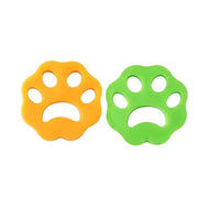 2/4PCS Pet Hair Remover Cat Fur Dog Hair Lint Catcher From Laundry Washing Machine - 2xFlower (Yellow+Green) V528-MEIHUA-HAIRREMOVER-6001