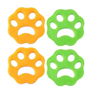 2/4PCS Pet Hair Remover Cat Fur Dog Hair Lint Catcher From Laundry Washing Machine - 2xFlower (Yellow+Green) V528-MEIHUA-HAIRREMOVER-6001
