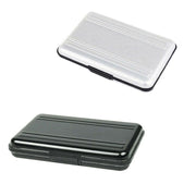Waterproof Memory Card Case Holder for SD MicroSD SDHC TF Cards Black Silver - Silver V528-MEMORYCARD-SILVER-226010