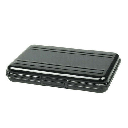 Waterproof Memory Card Case Holder for SD MicroSD SDHC TF Cards Black Silver - Silver V528-MEMORYCARD-SILVER-226010