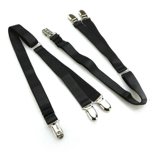 1 Pair Y-Style Shirt Stays Garters Uniform Suit Sock Hold for Men V528-MENGARTER-2PCS-308130