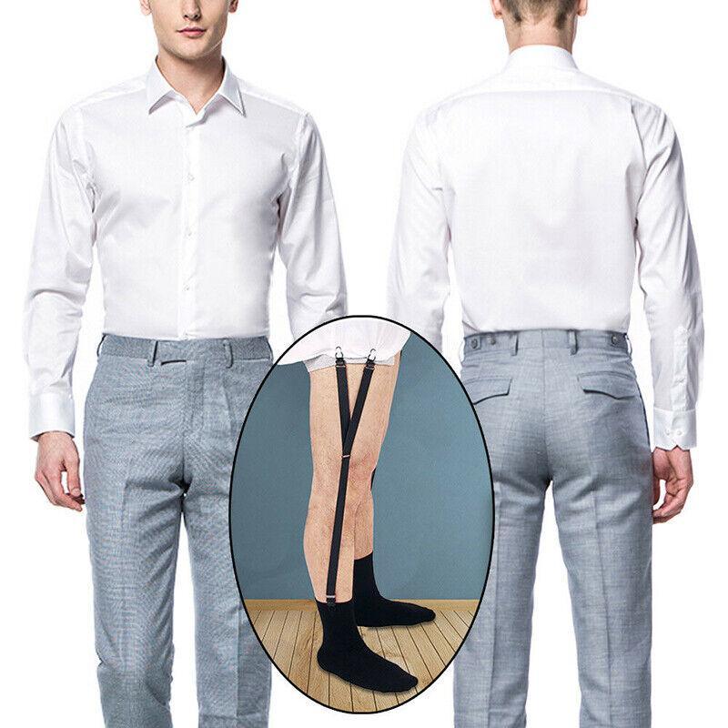 1 Pair Y-Style Shirt Stays Garters Uniform Suit Sock Hold for Men V528-MENGARTER-2PCS-308130