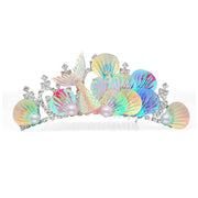 Mermaid Plug Comb Headband Princess Crown Hair Accessories for Girls and Women V528-MERMAID-COMB-051-2-836080