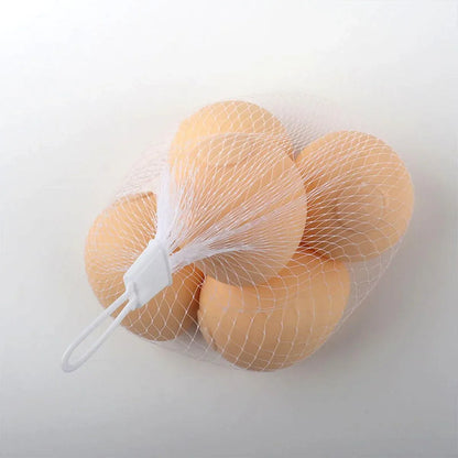 100pcs Nylon Mesh Bag Egg Storage Close Eye Plastic Mesh for Fruits Vegetables - 40cm
