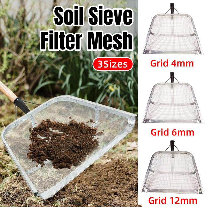 Stainless Steel Soil Sifter Drain Shovel Gardening Mesh Screen Filter Durable - 60MM V528-MESH-SCREEN-60MM-748437