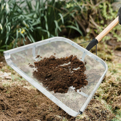 Stainless Steel Soil Sifter Drain Shovel Gardening Mesh Screen Filter Durable - 60MM V528-MESH-SCREEN-60MM-748437