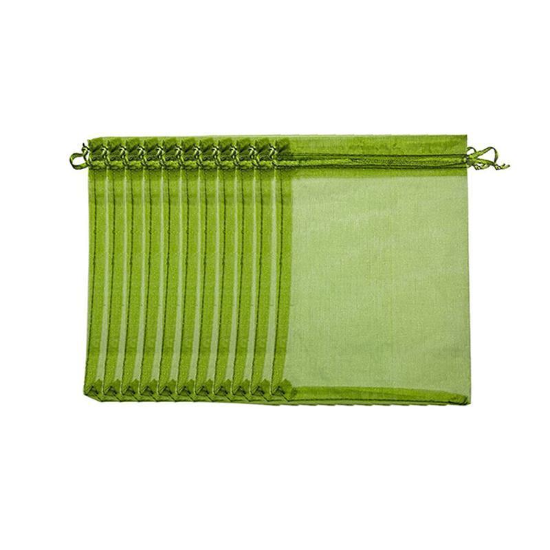 50/100PCS Garden Fruit Protection Net Bags Insect Proof Drawstring Mesh Organza - 50Pcs 17x23cm V528-MESHBAG-17X23CM-50PCS-77190