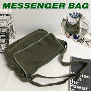 Green Messenger Shoulder Bag for Men Women Casual Work Travel and Daily Use V528-MESSENGER-BAG-GREEN-549502