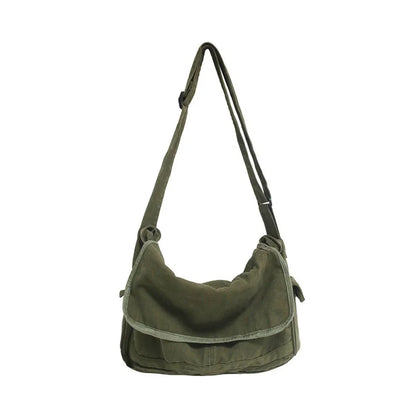 Green Messenger Shoulder Bag for Men Women Casual Work Travel and Daily Use V528-MESSENGER-BAG-GREEN-549502