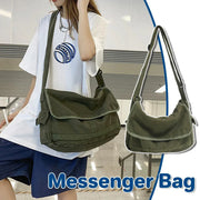 Green Messenger Shoulder Bag for Men Women Casual Work Travel and Daily Use V528-MESSENGER-BAG-GREEN-549502