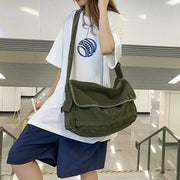 Green Messenger Shoulder Bag for Men Women Casual Work Travel and Daily Use V528-MESSENGER-BAG-GREEN-549502