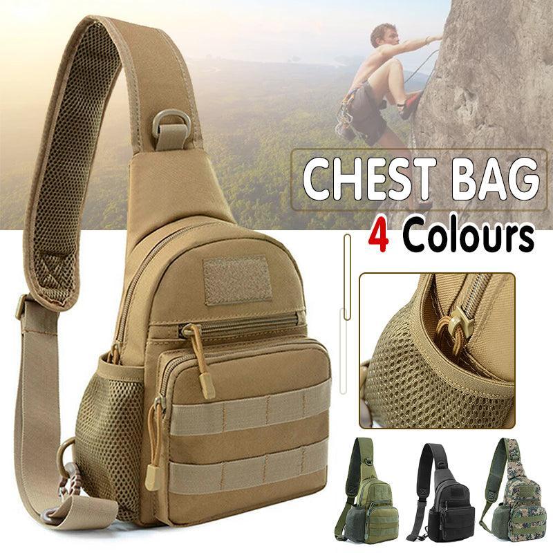 Man Shoulder Backpack Chest Bag Small Sling Cross Body Satchel Bag Outdoor - Camouflage V528-MESSENGERBAG-CAMOUFLAGE-13123