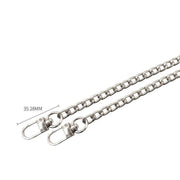 120cm Metal Handbag Shoulder Strap Bag Purse Chain Smooth Replacement Crossbody - Light Gold V528-METALBAGCHAIN-120CM-GOLD-754209