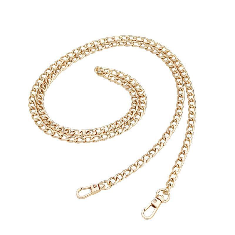 120cm Metal Handbag Shoulder Strap Bag Purse Chain Smooth Replacement Crossbody - Light Gold V528-METALBAGCHAIN-120CM-GOLD-754209