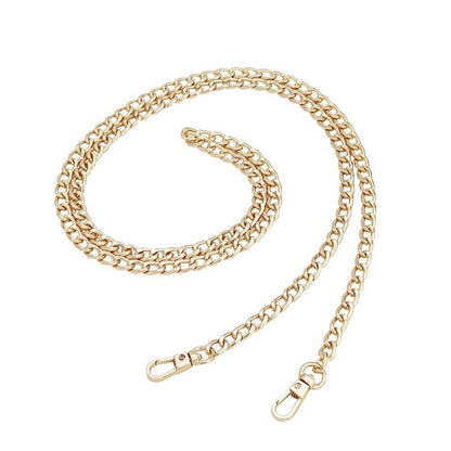 120cm Metal Handbag Shoulder Strap Bag Purse Chain Smooth Replacement Crossbody - Light Gold V528-METALBAGCHAIN-120CM-GOLD-754209