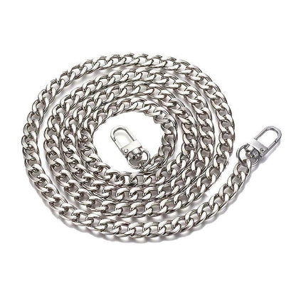 120cm Metal Handbag Shoulder Strap Bag Purse Chain Smooth Replacement Crossbody - Light Gold V528-METALBAGCHAIN-120CM-GOLD-754209