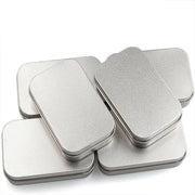 Small Metal Storage Tin Box with Lid 6PCS Portable Hinged Container for Travel Home V528-METALHINGEDBO-6PCS-216358
