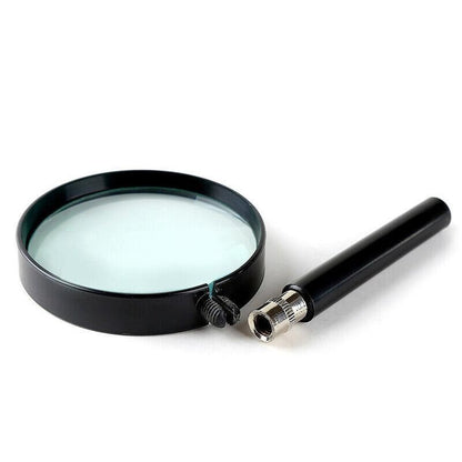 Magnifying Glass 5X Handheld Metal Frame 50mm Loupe V528-METALMAGNIFYINGGLASS-110008