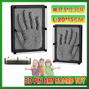 3D Metal Pin Art Board Desk Toys Frame - M V528-METALPINART-M-219097