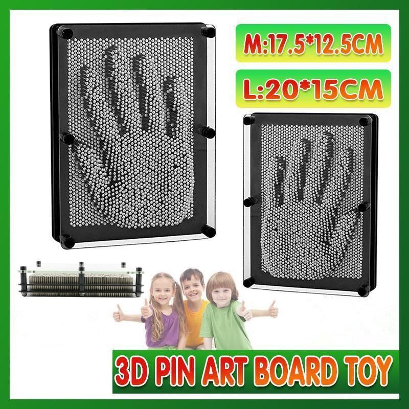 3D Metal Pin Art Board Desk Toys Frame - M V528-METALPINART-M-219097