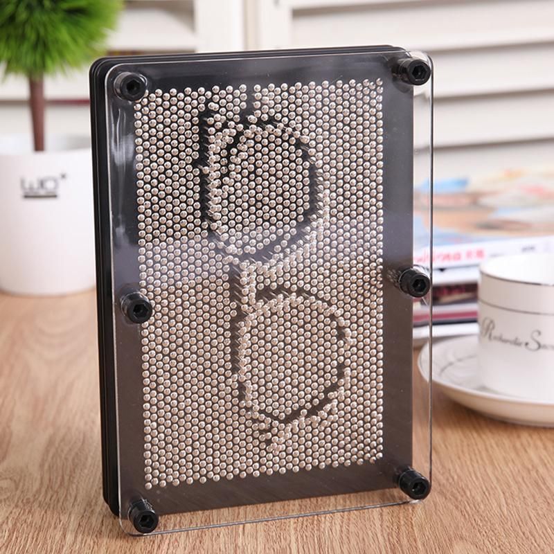 3D Metal Pin Art Board Desk Toys Frame - M V528-METALPINART-M-219097