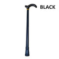 Metal Walking Stick Travel Retractable Cane Pole Compact Adjustable Lightweight - Black V528-METALWALKINGSTICK-BLACK-221164