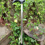 Metal Walking Stick Travel Retractable Cane Pole Compact Adjustable Lightweight - Brown V528-METALWALKINGSTICK-BRONZE-201342