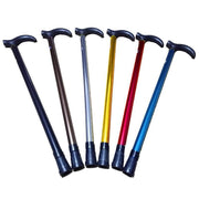Metal Walking Stick Travel Retractable Cane Pole Compact Adjustable Lightweight - Yellow V528-METALWALKINGSTICK-YELLOW-738028