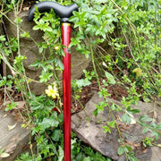 Metal Walking Stick Travel Retractable Cane Pole Compact Adjustable Lightweight - Yellow V528-METALWALKINGSTICK-YELLOW-738028