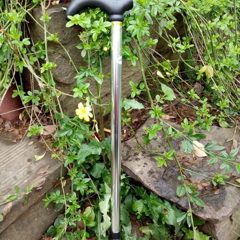 Metal Walking Stick Travel Retractable Cane Pole Compact Adjustable Lightweight - Yellow V528-METALWALKINGSTICK-YELLOW-738028