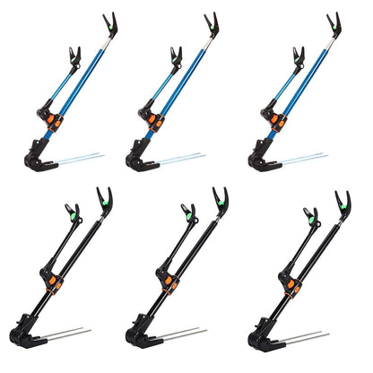 Bracket Fishing Rod Holder Multi Functional Rod Stand for Fishing and Outdoors - Black-240cm V528-MF-FISH-ROD-HOLDER-BK240CM-793833