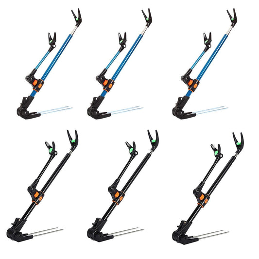 Bracket Fishing Rod Holder Multi Functional Rod Stand for Fishing and Outdoors - Black-240cm V528-MF-FISH-ROD-HOLDER-BK240CM-793833