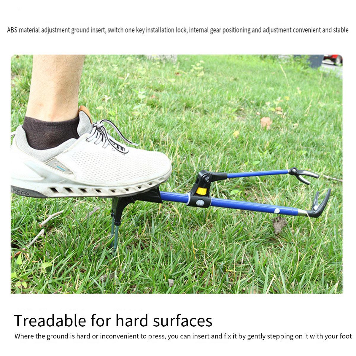 Bracket Fishing Rod Holder Multi Functional Rod Stand for Fishing and Outdoors - Black-240cm V528-MF-FISH-ROD-HOLDER-BK240CM-793833