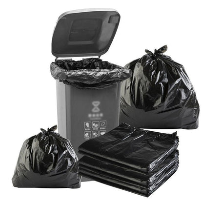 100Pcs Heavy-Duty Black Bin Bags - Durable Waste Refuse Sacks - 90*100cm-100PCS V528-MH00002-90-100CM-100PCS-908862