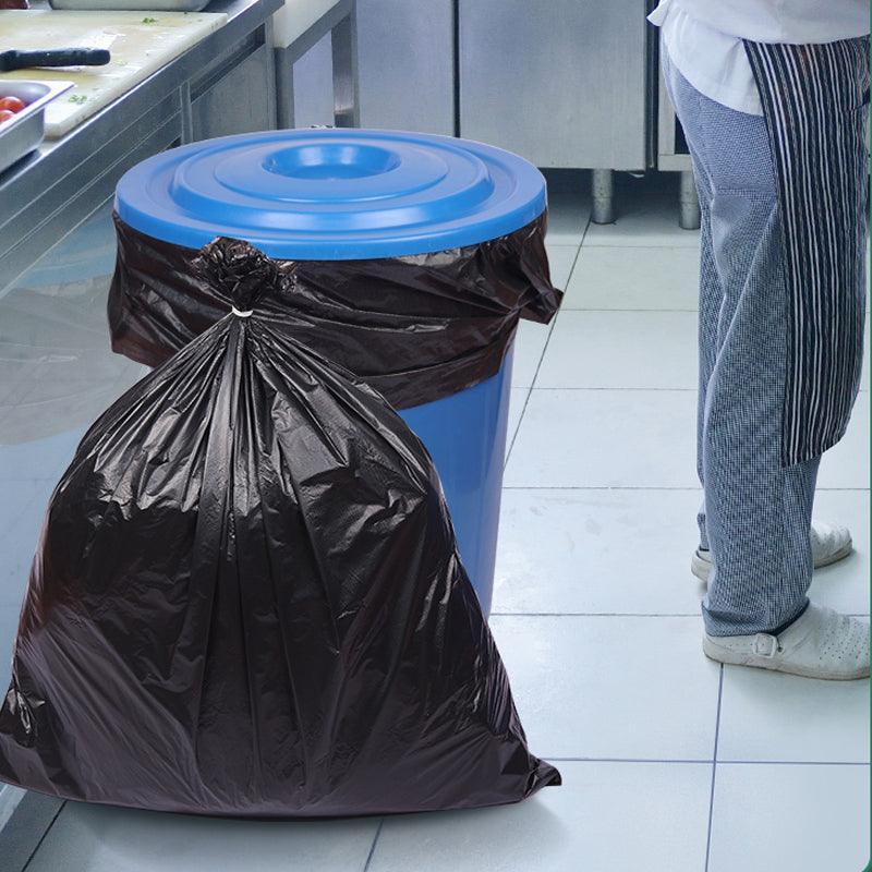 100Pcs Heavy-Duty Black Bin Bags - Durable Waste Refuse Sacks - 120*130cm-100PCS V528-MH00004-120-130CM-100PCS-775982