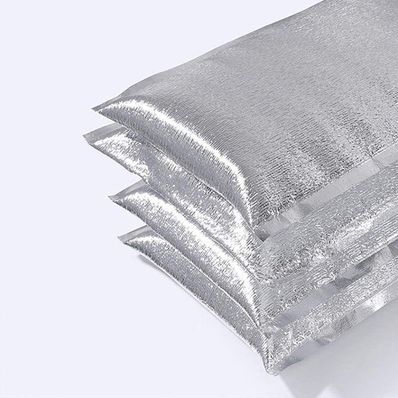 100Pcs Aluminum Foil Insulated Food Storage Bags for Thermal Cooling - 20*30CM-100PCS V528-MH00068-20-30CM-100PCS-501374