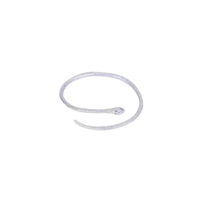 Bangle Bowknot Bells Bracelet Korean Opening Wrist Chain Women Silver Bracelet - Moebius strip V528-MH00160-MBWS-662880