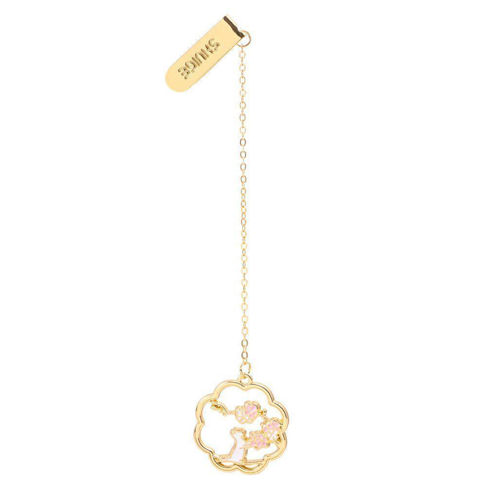 Metal Rabbit Bookmark Tassel Book Pendant Retro Clip School Office Supplies Gift - Cat V528-MH00190-HZMM-946863
