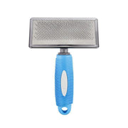M Size Hair Shedding Grooming Trimmer Comb Brush Slicker Undercoat Rake for Dog Cat - Pink V528-MH00217-PINK-M-355907