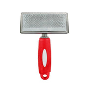 M Size Hair Shedding Grooming Trimmer Comb Brush Slicker Undercoat Rake for Dog Cat - Pink V528-MH00217-PINK-M-355907