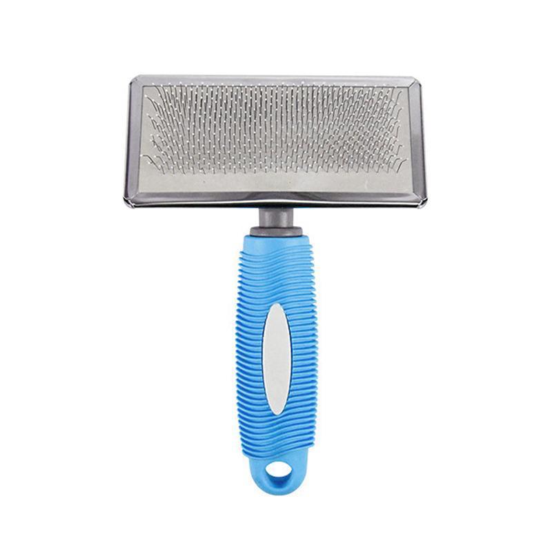 M Size Hair Shedding Grooming Trimmer Comb Brush Slicker Undercoat Rake for Dog Cat - Red V528-MH00220-RED-M-871927