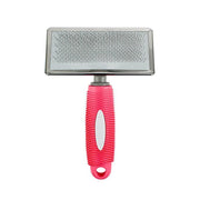 M Size Hair Shedding Grooming Trimmer Comb Brush Slicker Undercoat Rake for Dog Cat - Red V528-MH00220-RED-M-871927
