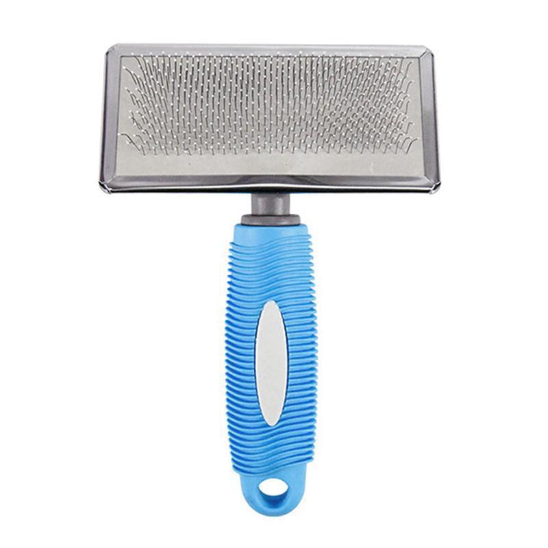 L Size Hair Shedding Grooming Trimmer Comb Brush Slicker Undercoat Rake Pet Dog Cat - Red V528-MH00221-RED-L-173495