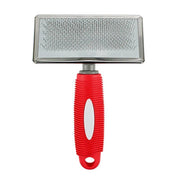 L Size Hair Shedding Grooming Trimmer Comb Brush Slicker Undercoat Rake Pet Dog Cat - Red V528-MH00221-RED-L-173495