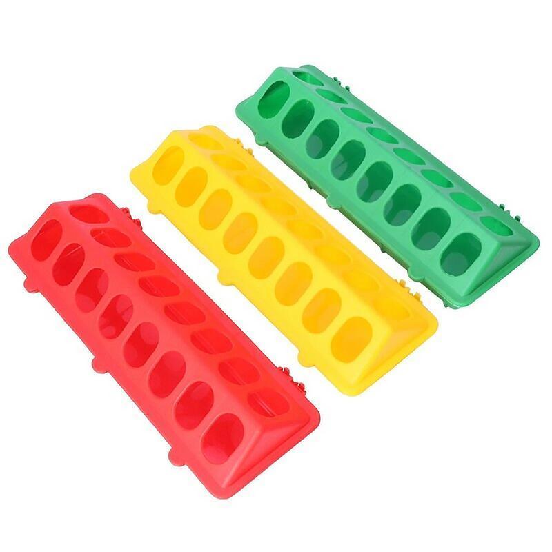 30cm Feeder Storage Trough Quail Drinker Plastic Wild Stable Chick Birds Pigeons - Green V528-MH00227-GREEN-XH-769075