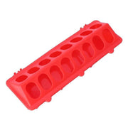 30cm Feeder Storage Trough Quail Drinker Plastic Wild Stable Chick Birds Pigeons - Green V528-MH00227-GREEN-XH-769075