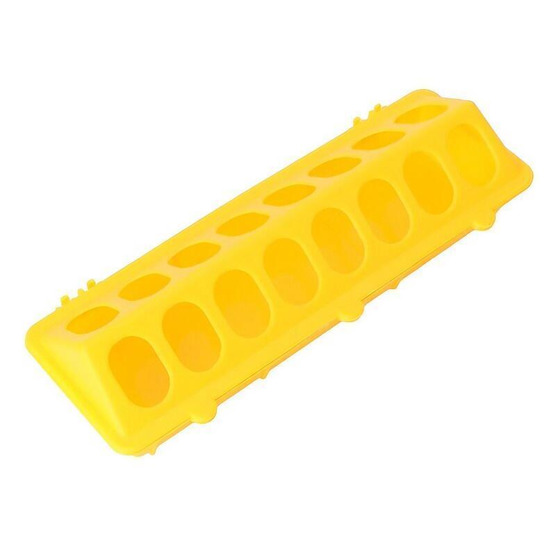 30cm Feeder Storage Trough Quail Drinker Plastic Wild Stable Chick Birds Pigeons - Green V528-MH00227-GREEN-XH-769075